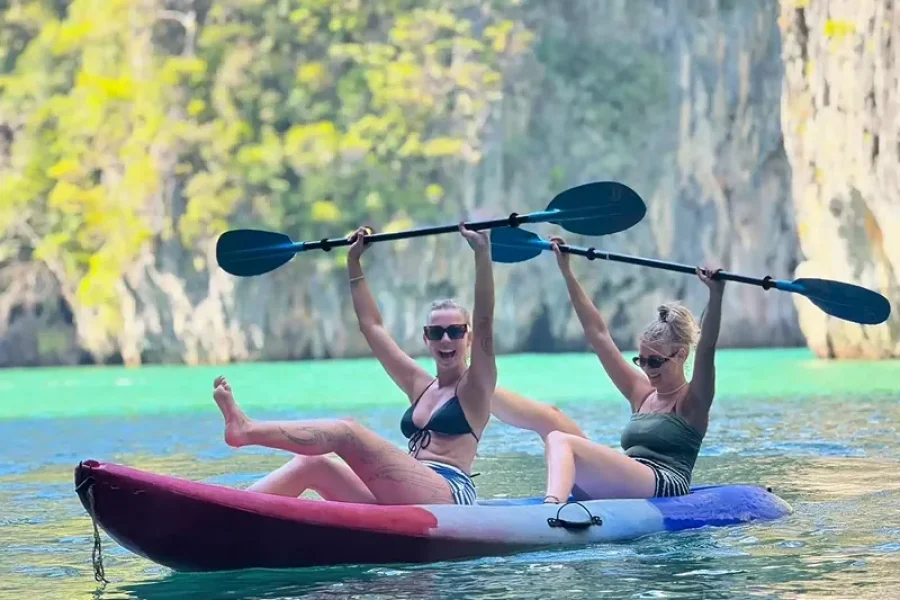 Koh Lanta Talabeng Sea Caves Kayak & Batik Workshop