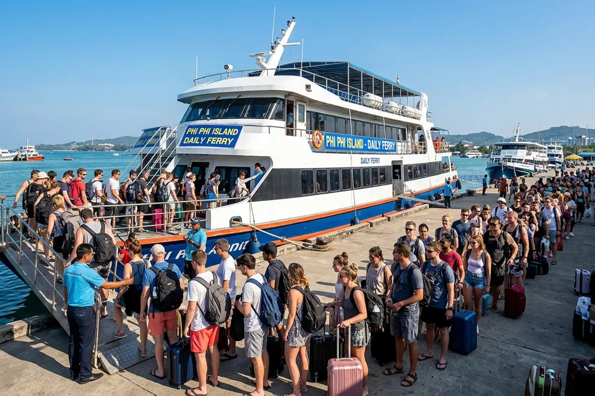Rassada Pier Phuket ferry to Phi Phi islands travel guide