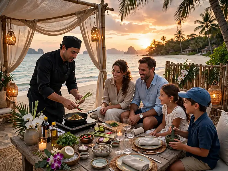 Koh Lanta Private Tours private chef beach cooking class